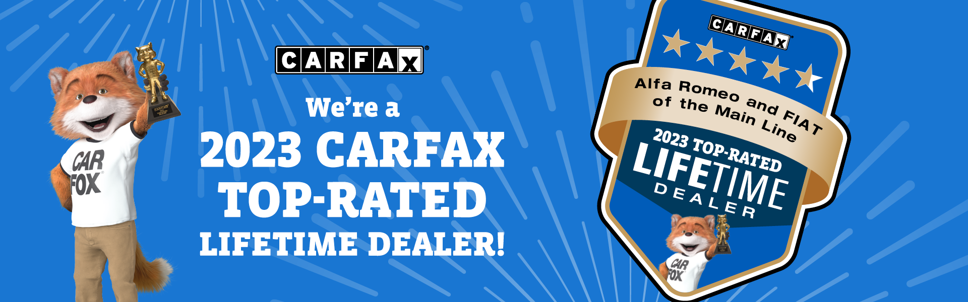 Jeff D'Ambrosio is a 2023 Top-Rated CARFAX Dealer