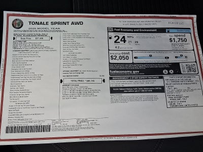 2026 Alfa Romeo Tonale Sprint