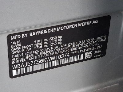 2019 BMW 5 Series xDrive