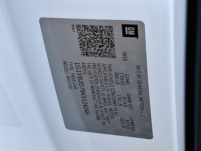 2019 Chevrolet Corvette Stingray 1LT