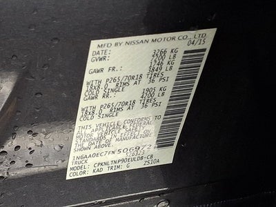 2015 Nissan Titan SV