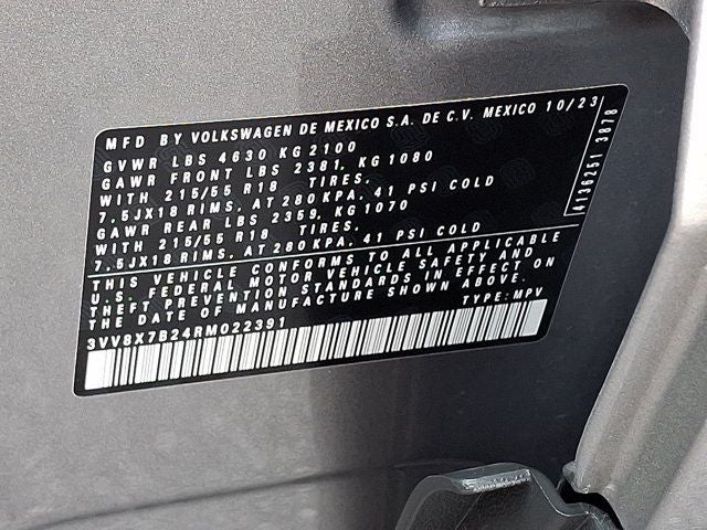 2024 Volkswagen Taos 1.5T S