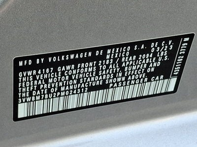 2023 Volkswagen Jetta 1.5T Sport