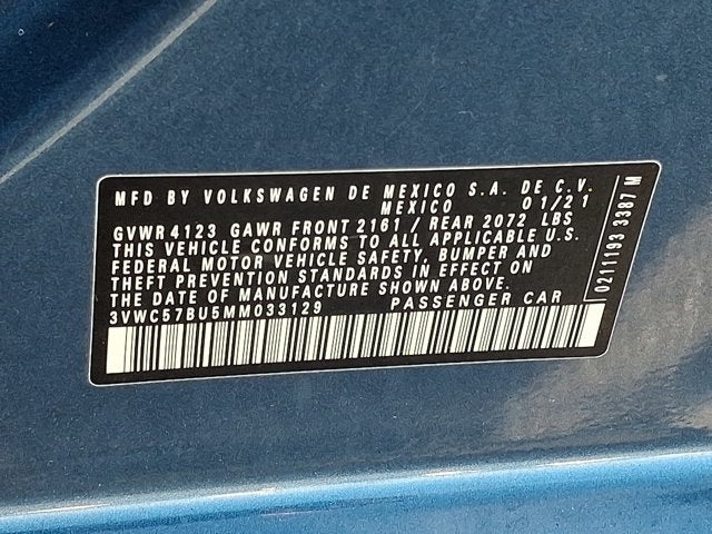 2021 Volkswagen Jetta 1.4T SE