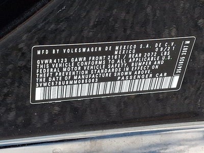 2021 Volkswagen Jetta 1.4T S