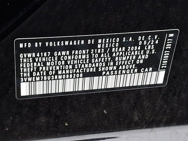 2024 Volkswagen Jetta 1.5T SE