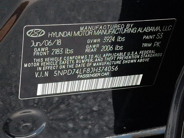 2018 Hyundai Elantra SE