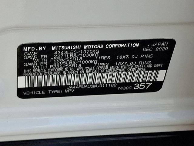2021 Mitsubishi Outlander Sport 2.0 ES