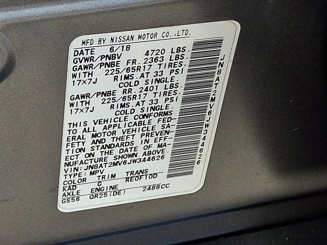 2018 Nissan Rogue SV