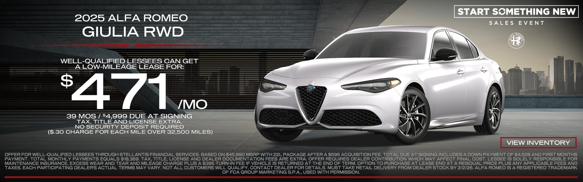 alfa romeo deal